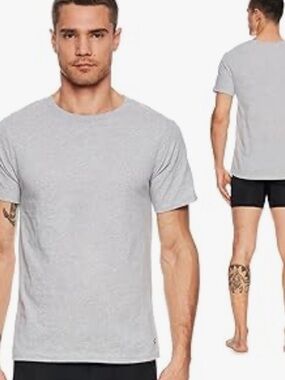 Joe Boxer Grey Basic Crew Neck Tee Shirt XL